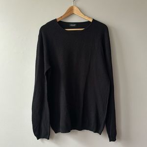 Zara Man black crewneck sweater